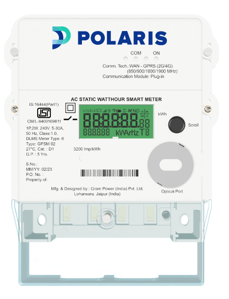 Three Phase LT-CT Smart Meter