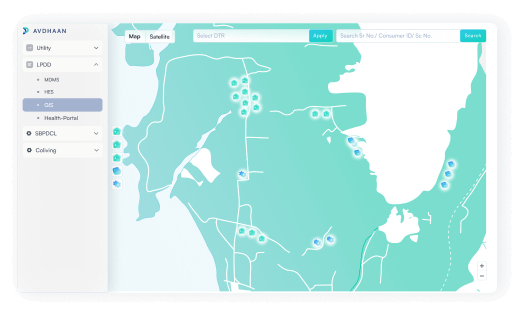 Live map to locate and track 